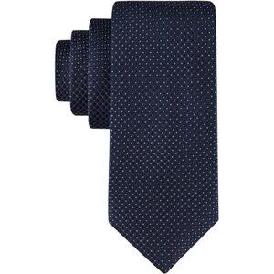 Mens Navy Blue Tie Solid Pattern Necktie Business Wedding Formal Classic